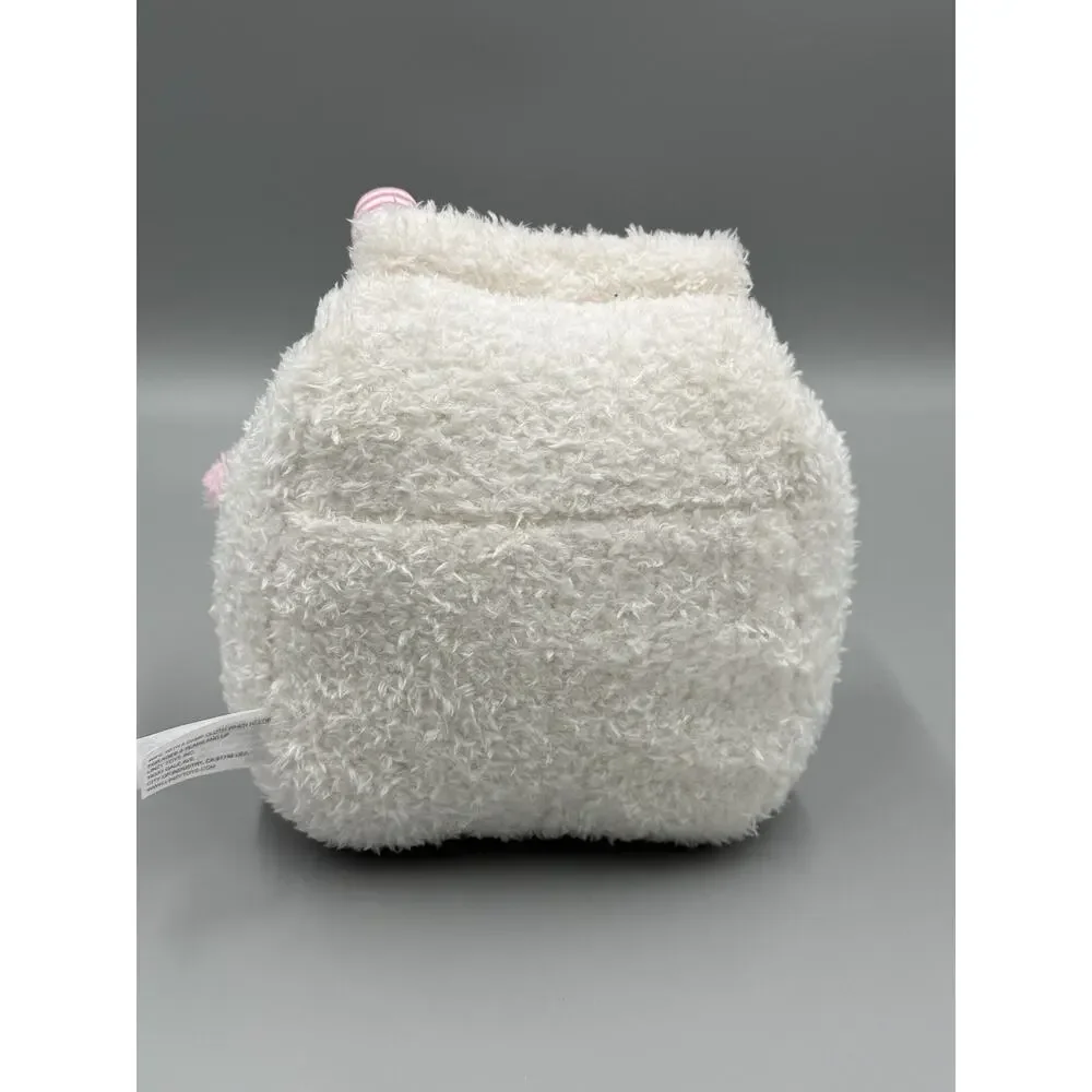 Smoochy Pals Cow Milk Carton Plush 8” Stuffed Toy Pink White